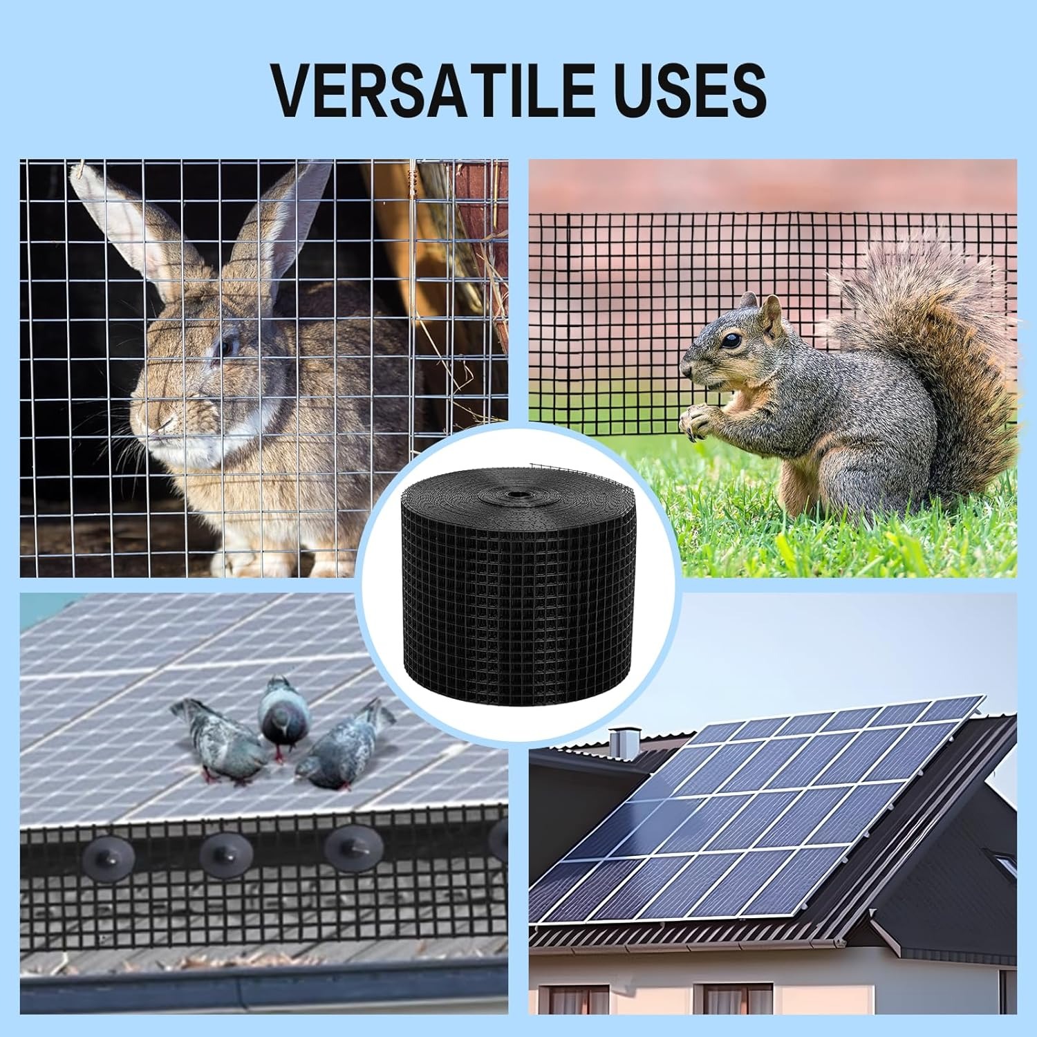 Solar Panel Bird Proofing | Bird Mesh For Solar Panels | Bird Netting For Solar Panels - 30m roll