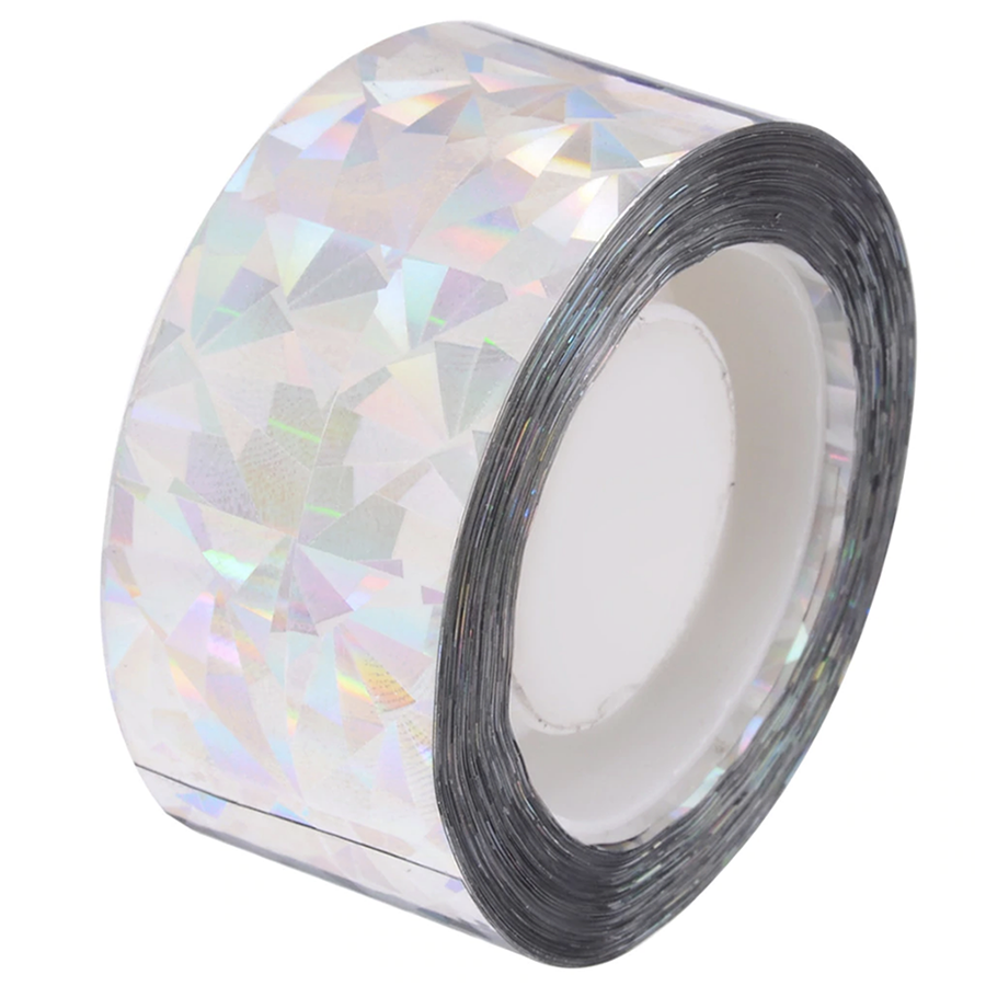 Bird Reflective Tape | Bird Scare Ribbon | Bird Flash Tape - 90m rolls: image 5