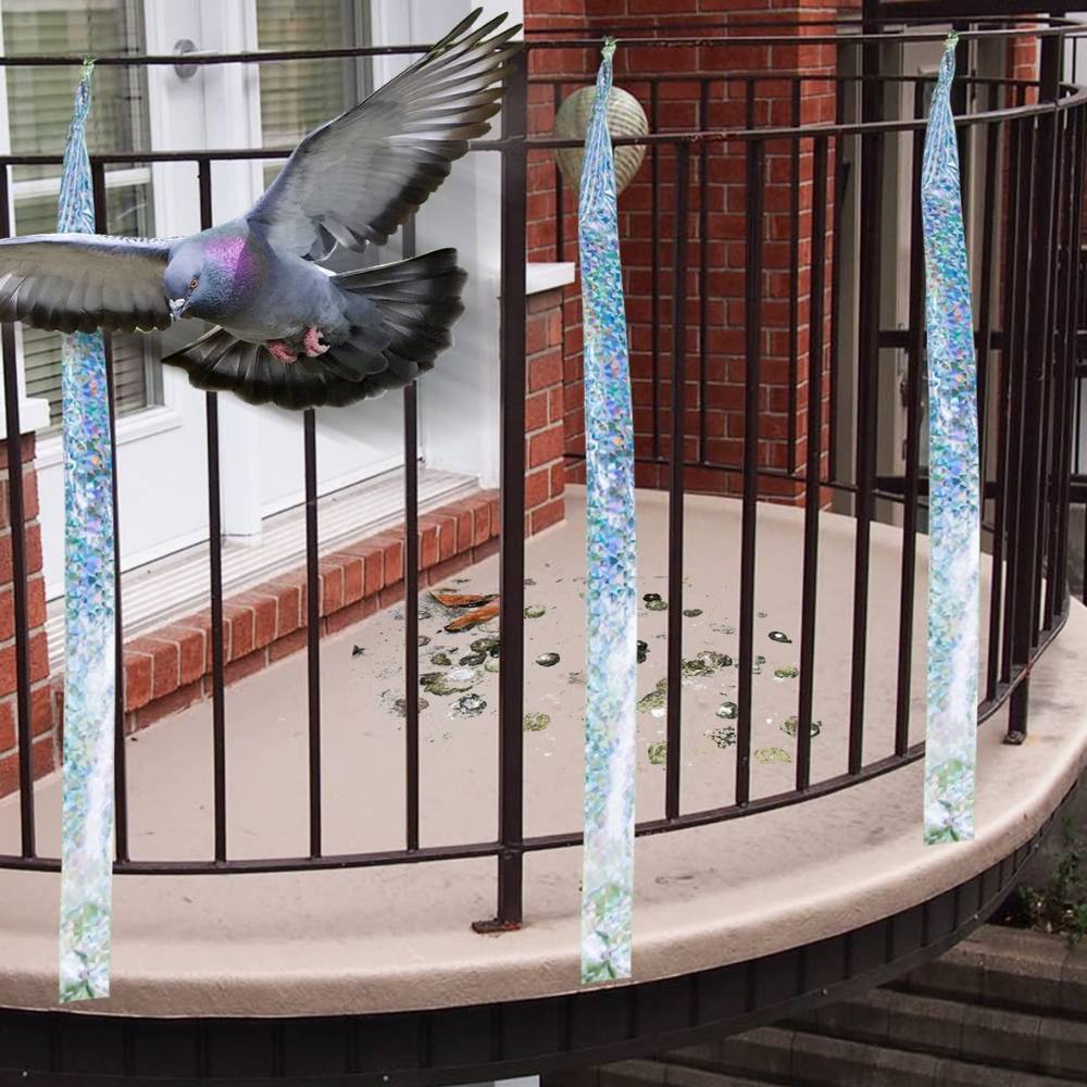 Bird Reflective Tape | Bird Scare Ribbon | Bird Flash Tape - 90m rolls: image 8