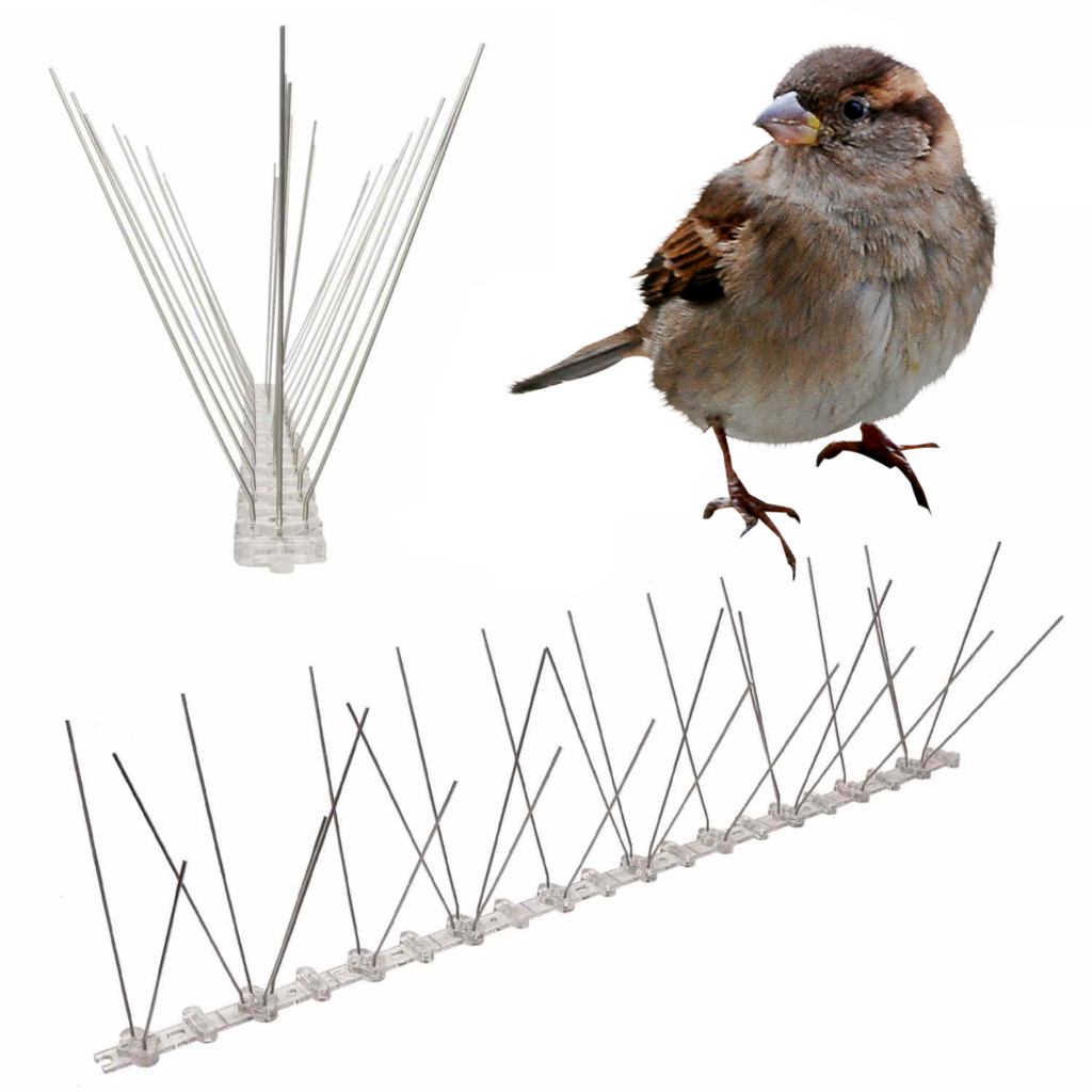 Sparrow Spikes | Sparrow Deterrent Spike Strips | Sparrow Repellent Spikes (per 50cm strip)